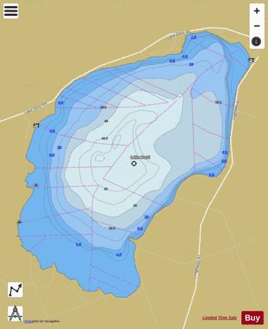 Lake Dore depth contour Map - i-Boating App