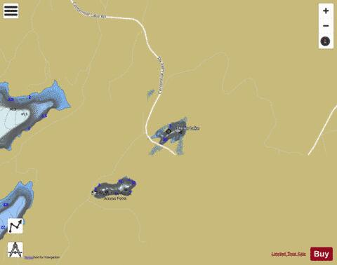 Shiner Lake depth contour Map - i-Boating App