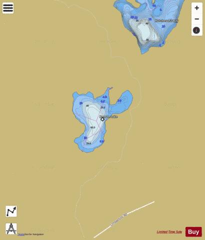 Benson Lake depth contour Map - i-Boating App