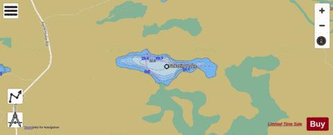 Pickering Lake depth contour Map - i-Boating App