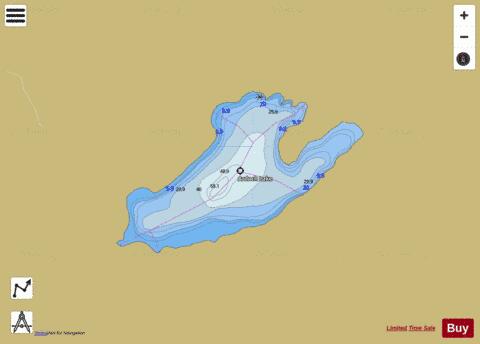 Ardoch Lake depth contour Map - i-Boating App