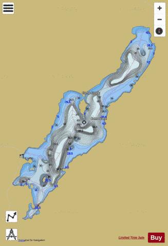 Como Lake (lac Como) depth contour Map - i-Boating App