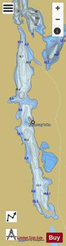 Kasasway Lake depth contour Map - i-Boating App