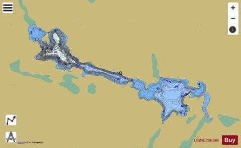 Pidlubney L. depth contour Map - i-Boating App