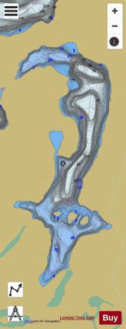 Burton L. depth contour Map - i-Boating App