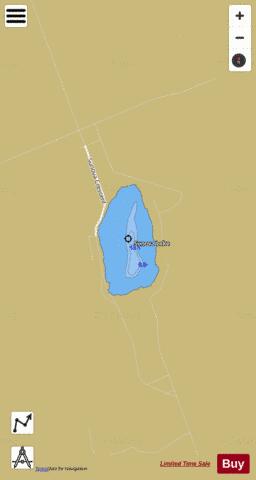 Sunova Lake depth contour Map - i-Boating App