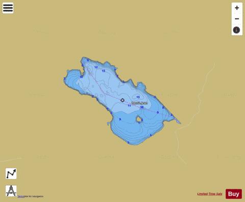 Lac St. Jean depth contour Map - i-Boating App