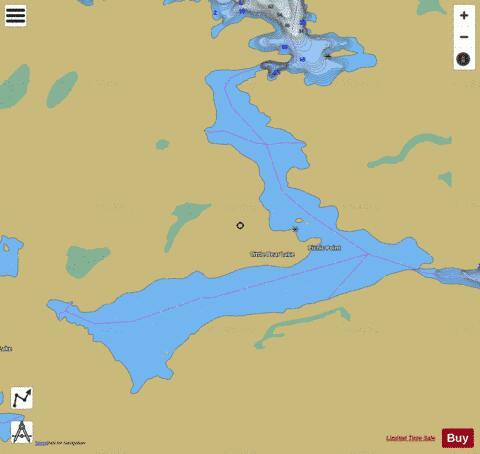Little Bear Lake depth contour Map - i-Boating App