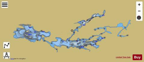 Otatakan Lake depth contour Map - i-Boating App
