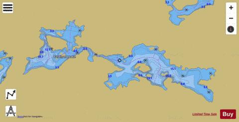 Ferdinand Lake depth contour Map - i-Boating App