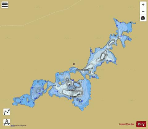 Singapore Lake depth contour Map - i-Boating App