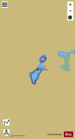 Snair Lake depth contour Map - i-Boating App