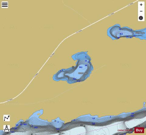 Misfit Lake depth contour Map - i-Boating App