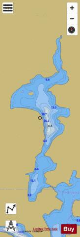 Common Lake depth contour Map - i-Boating App