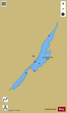 Nemeigusabins Lake depth contour Map - i-Boating App