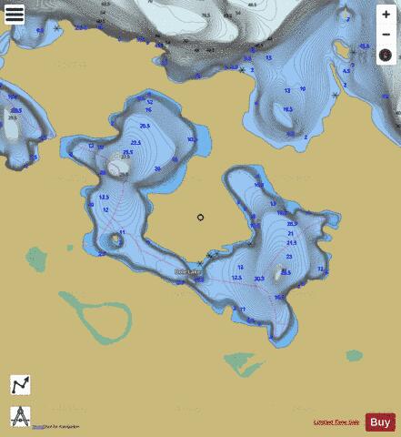 Dole Lake depth contour Map - i-Boating App