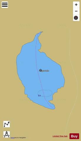 Fergus Lake depth contour Map - i-Boating App
