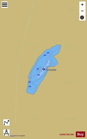 Lac des Isles depth contour Map - i-Boating App