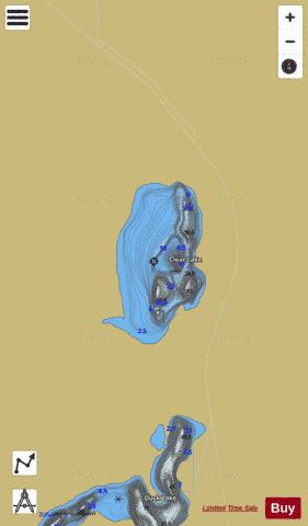 Clear Lake depth contour Map - i-Boating App