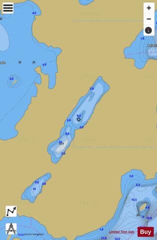CA_ON_V_103409880 depth contour Map - i-Boating App