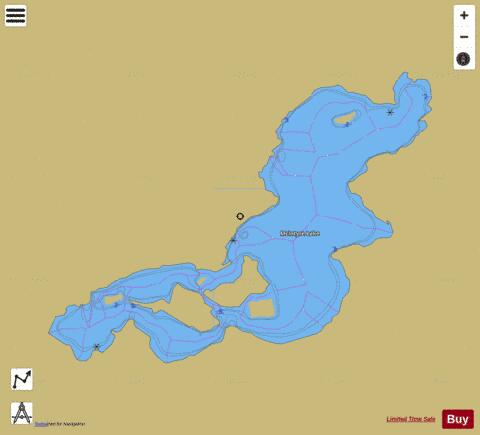 McIntyre Lake depth contour Map - i-Boating App