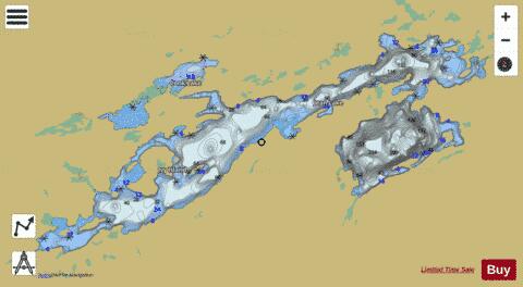 Jean Lake depth contour Map - i-Boating App