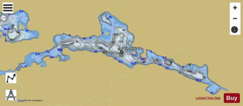 Conacher Lake depth contour Map - i-Boating App