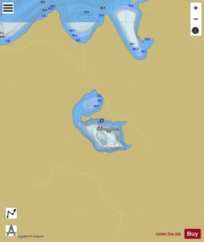 Horseshoe Lake depth contour Map - i-Boating App