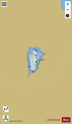 Heal Lake depth contour Map - i-Boating App