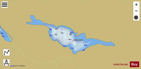 Castra Lake depth contour Map - i-Boating App