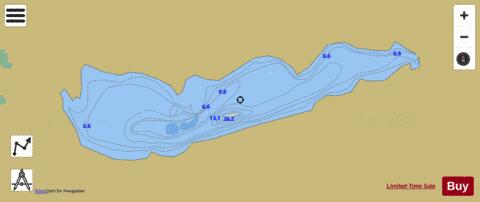 Opinnagua River depth contour Map - i-Boating App