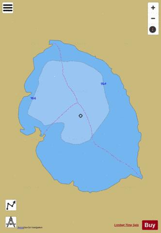 Stoughton Lake depth contour Map - i-Boating App