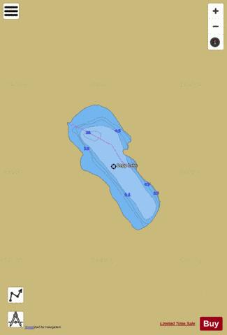 Lepp Lake depth contour Map - i-Boating App