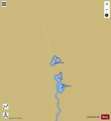 Pike Lake depth contour Map - i-Boating App