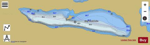 Grey Trout Lake depth contour Map - i-Boating App