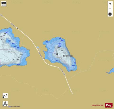 Jim Christ Lake depth contour Map - i-Boating App