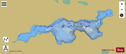 Blair Lake depth contour Map - i-Boating App