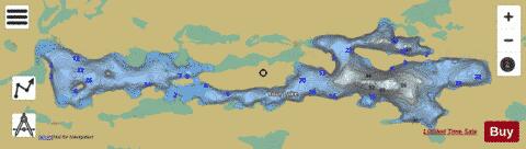 Your Lake depth contour Map - i-Boating App