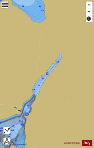 CA_ON_V_6fda50d5aacf4134b55e95cfe9a58600 depth contour Map - i-Boating App