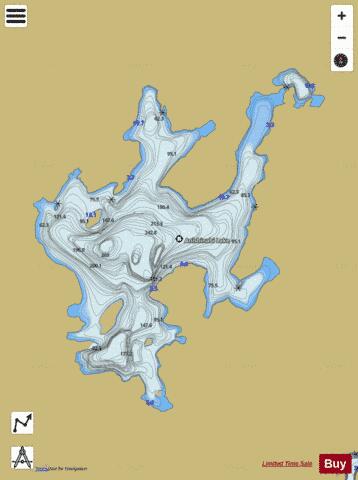 Anishinabi Lake depth contour Map - i-Boating App