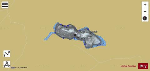 Big Limestone Lake / Chapman Lake depth contour Map - i-Boating App