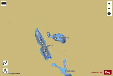 Clermont Lake depth contour Map - i-Boating App