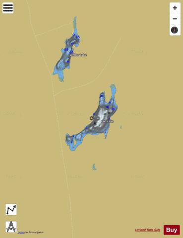 Cod Lake depth contour Map - i-Boating App