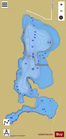 Duchabani Lake depth contour Map - i-Boating App