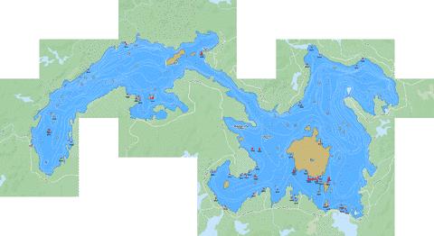 Skootamatta Lake Marine Chart - Nautical Charts App