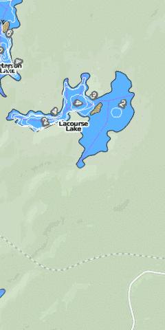 Lacourse Lake Marine Chart - Nautical Charts App