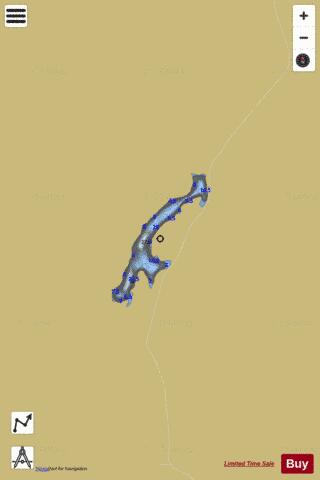 Lake No 15, Yarrow depth contour Map - i-Boating App