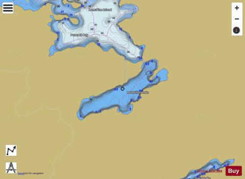Mcquillan Lake depth contour Map - i-Boating App