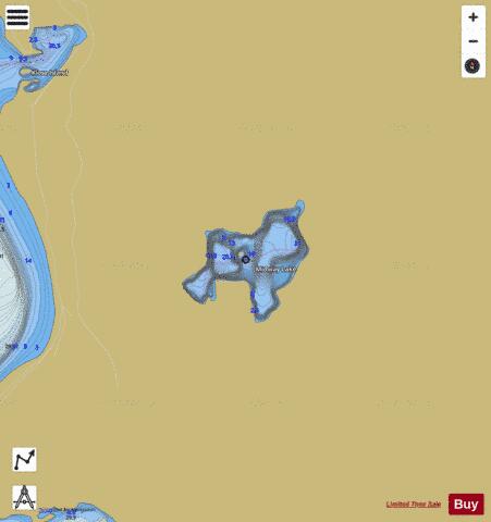 Midway Lake depth contour Map - i-Boating App
