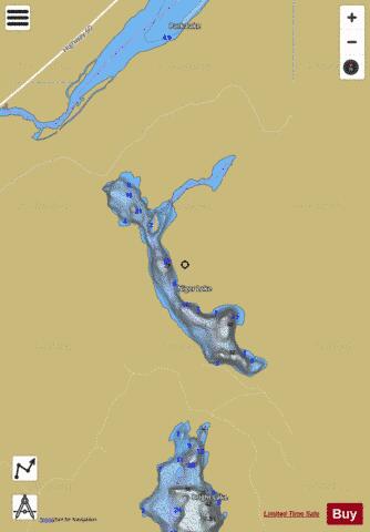 Niger Lake depth contour Map - i-Boating App